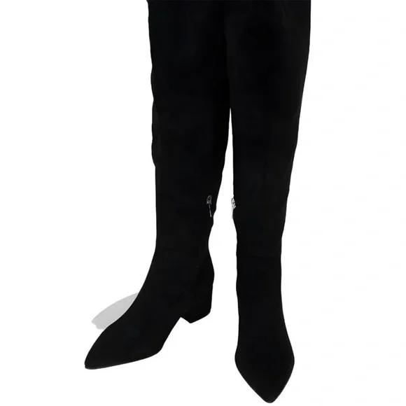 Elegant New in box Marc Fisher Black Women's Over the Knee-High Boots - Picture 11 of 12